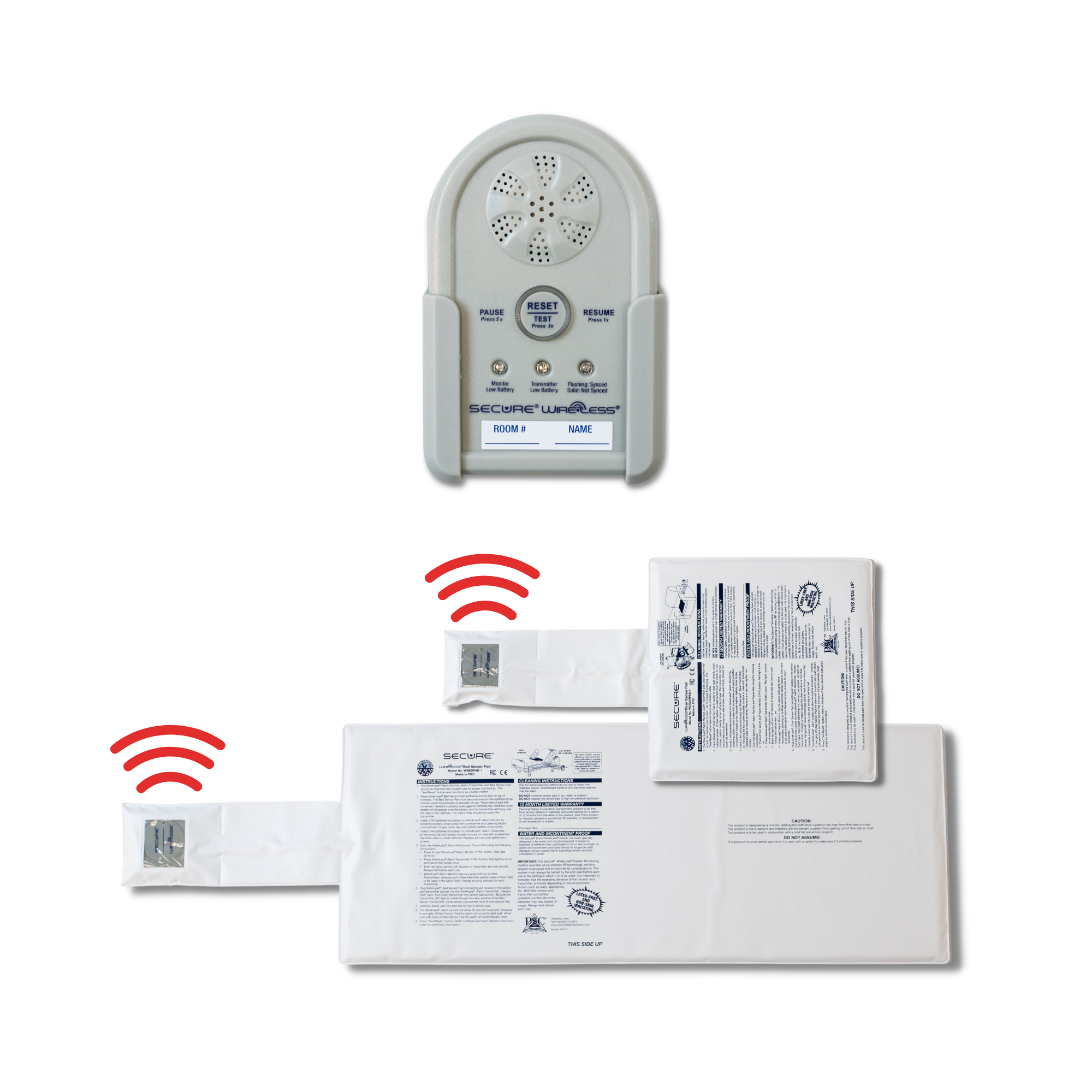 Wireless Bed & Chair Alarm Kit